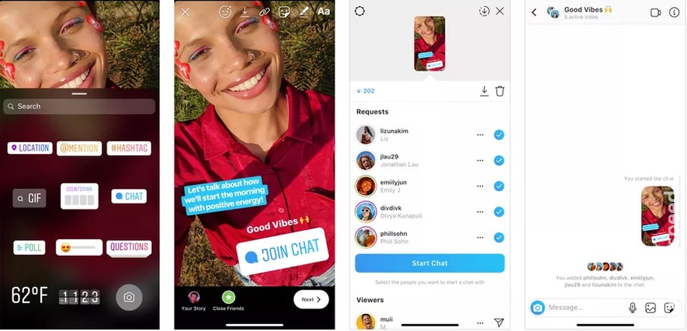 Instagram libera chat sticker, adesivo nos Stories para conversar com amigos