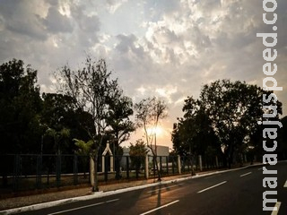 Terça-feira será de tempo instável, com pancadas de chuva e ventos de até 60 km/h em MS