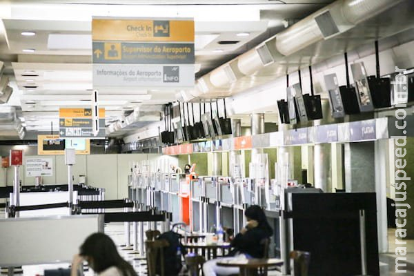 Aeroporto da Capital tem 5 voos nesta segunda-feira