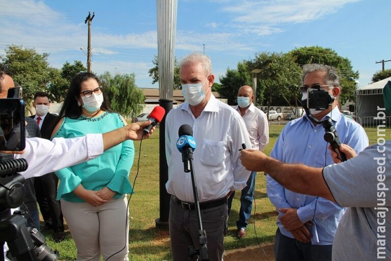  Governo do Estado e Prefeitura de Naviraí ativam ambulatório de campanha da Covid 