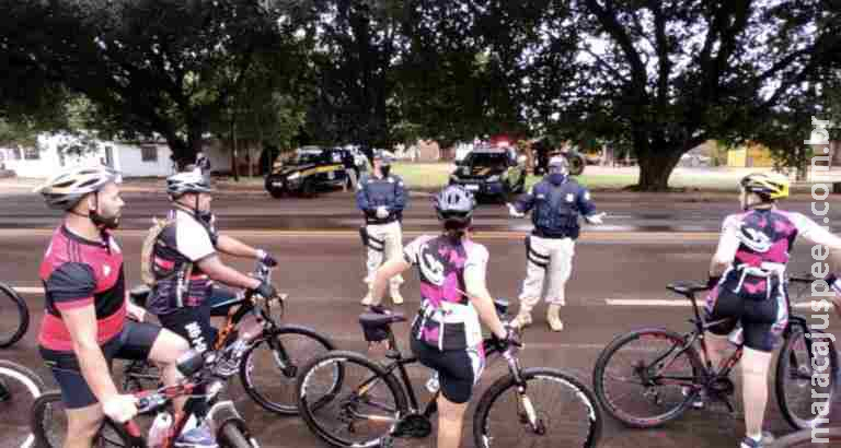  ‘Pedal Legal’: PRF aborda e orienta ciclistas em Campo Grande, Sidrolândia e Terenos 