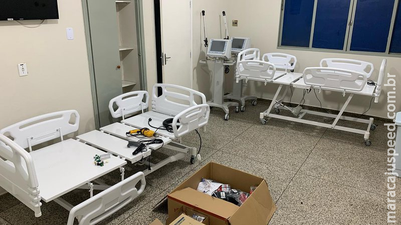 Prefeitura faz mudanças no Hospital da Vida para instalação dos novos leitos de UTI Covid-19 em Dourados