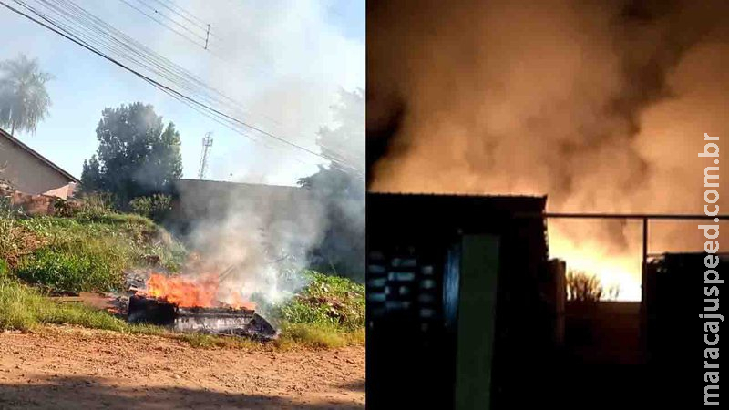 Queimadas se espalham e moradores de bairro em Campo Grande pedem ajuda: 