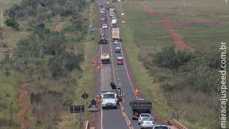 CCR MSVia bloqueia onze trechos da BR-163 e trânsito pode ficar lento na rodovia