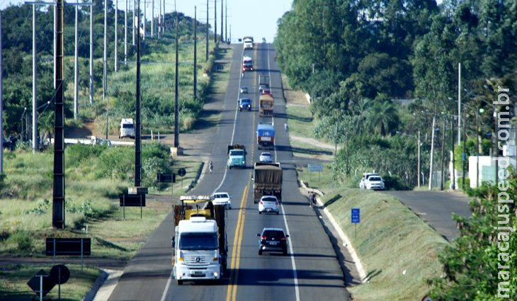 Obras causam bloqueio em dez trechos da BR-163 nesta quinta