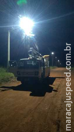  Prefeitura implanta iluminação pública de LED na Agrovila do Capão Seco 