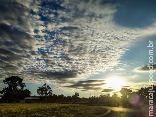 Sextou com previsão de chuva e máxima de 36ºC em MS