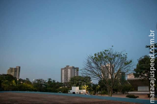  Terça-feira será de tempo seco e calor de até 36ºC em MS 