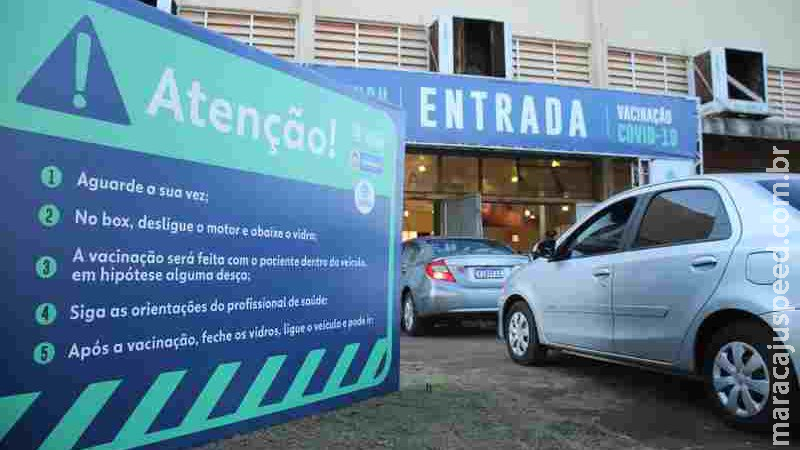 Com inauguração de novo drive-thru, Dourados quer acelerar vacinação contra Covid-19