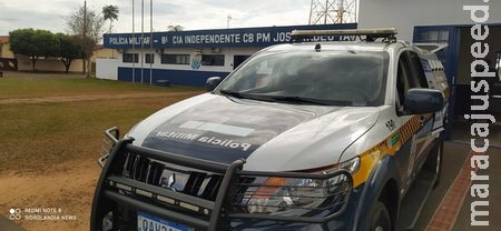 Policia Militar de Sidrolândia fecha boca de fumo no Bairro São Bento