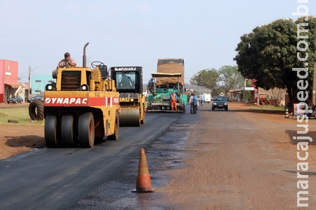 Recapeamento avança para Avenida Ponta Porã perto do Morada da Serra 