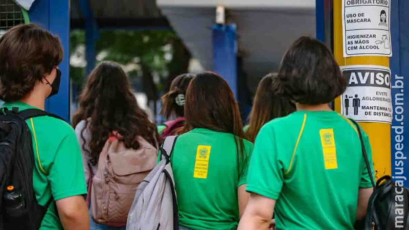 No último bimestre letivo, alunos da rede estadual retornam 100% às salas em MS