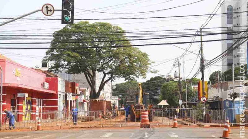 Trechos da rua Rui Barbosa são interditados nesta segunda-feira