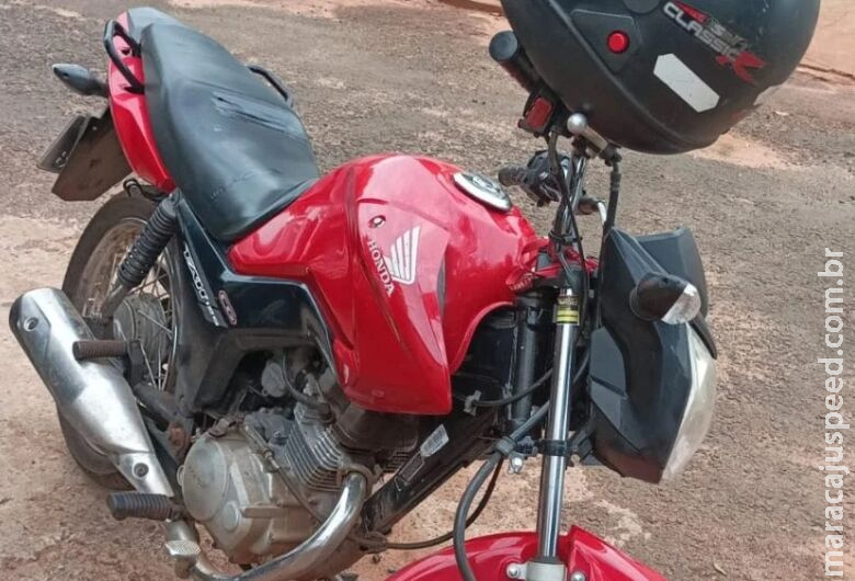 Moto é deixada em terreno baldio após furto em Paranaíba 