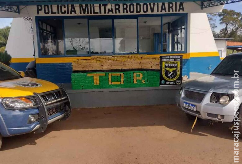 Traficante foge e policia apreende mais de 600 quilos de maconha