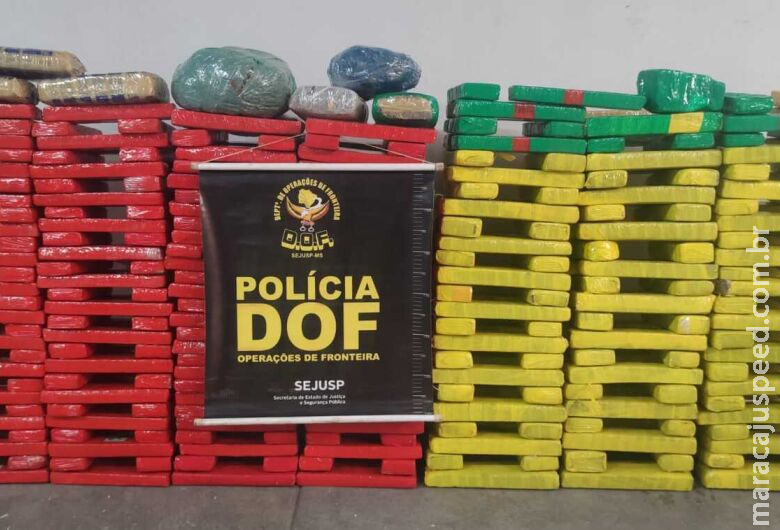 Carga de maconha avaliada em mais de R$ 600 mil é apreendida na MS-289