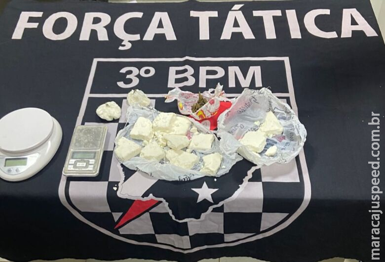 Morador no Independência é preso em casa usada para armazenar cocaína