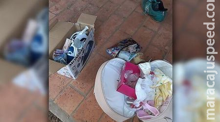 Polícia encontra droga até em bolsa de bebê e prende família inteira em Anastácio 