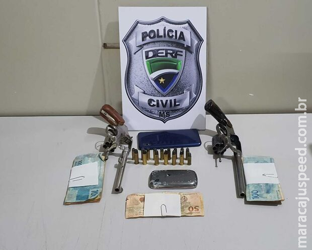 Polícia investiga esquema de aluguel de pistolas para assaltantes em Campo Grande