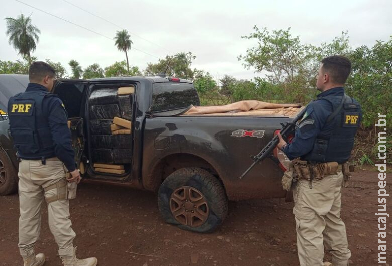 PRF apreende 1,5 tonelada de maconha em Guia Lopes da Laguna