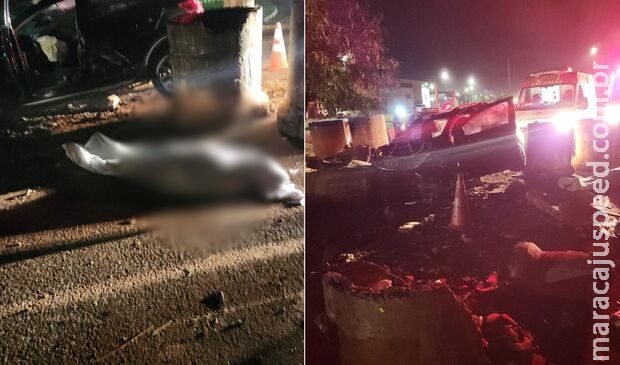 Homem manda mensagem de despedida e morre após bater carro em manilhas no São Conrado