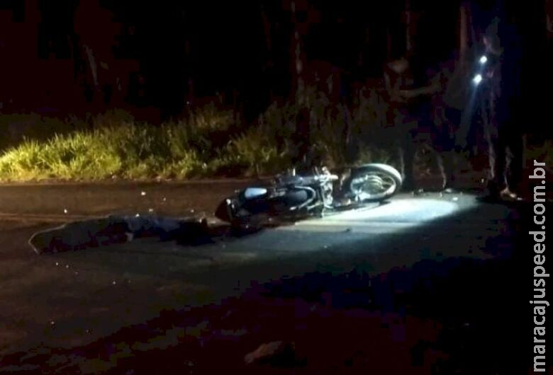 Motociclista morre após colidir em vaca na MS-276 