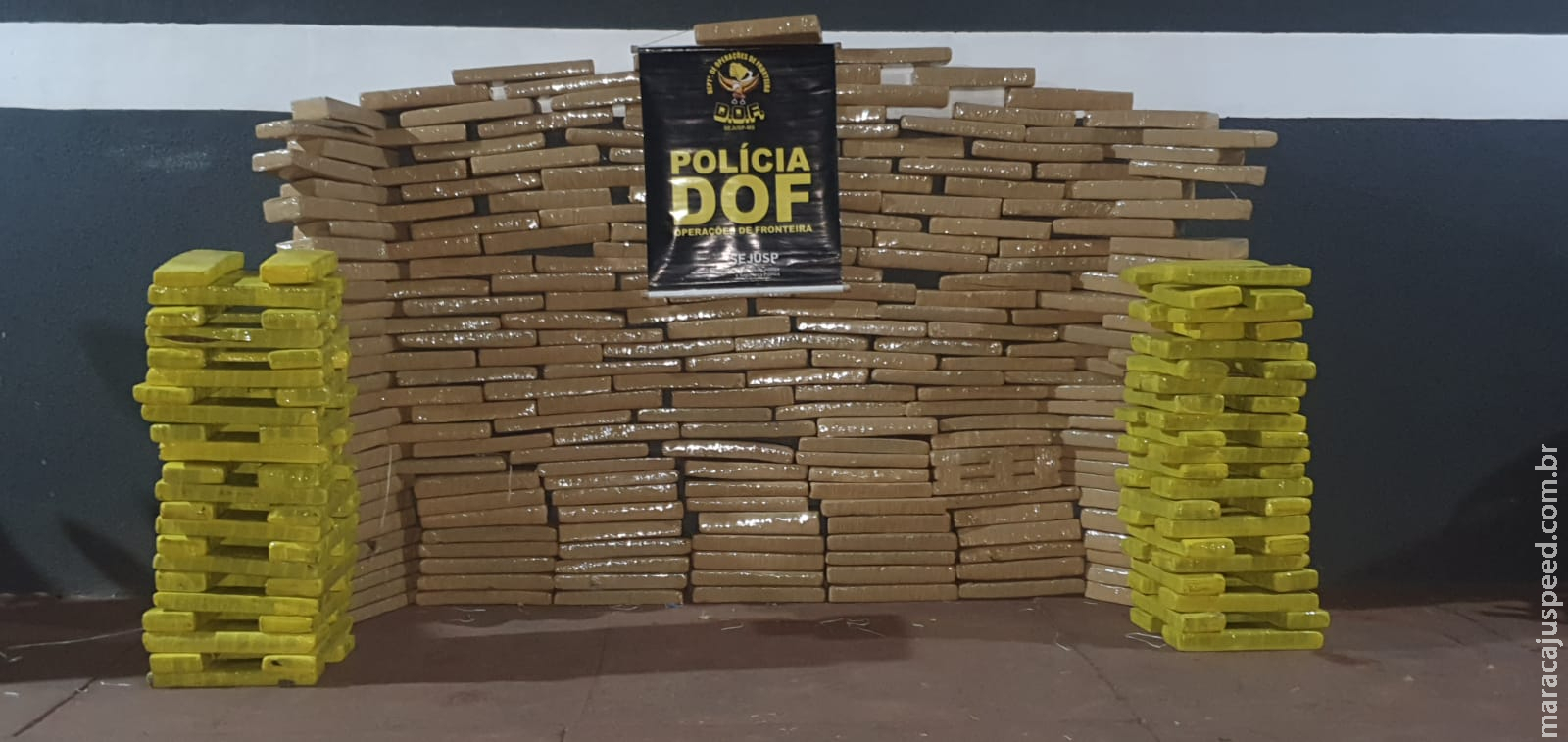 DOF apreende maconha que seria levada para Nova Andradina