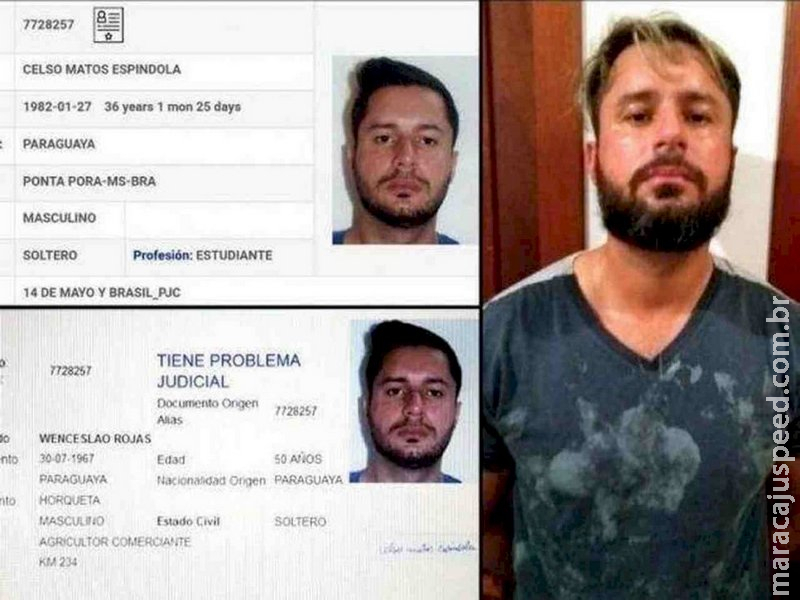 Preso no Brasil e com identidades falsas, ‘Minotauro’ tem cidadania paraguaia confirmada