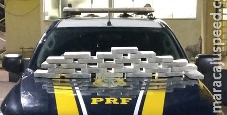 PRF apreende 31,3 Kg de cocaína e prende nove pessoas em Corumbá