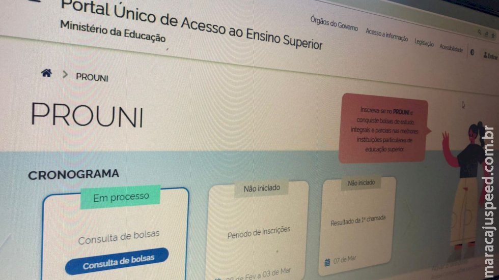 Inscrições com 3.057 vagas do Prouni em MS começam na terça-feira; confira como se inscrever 