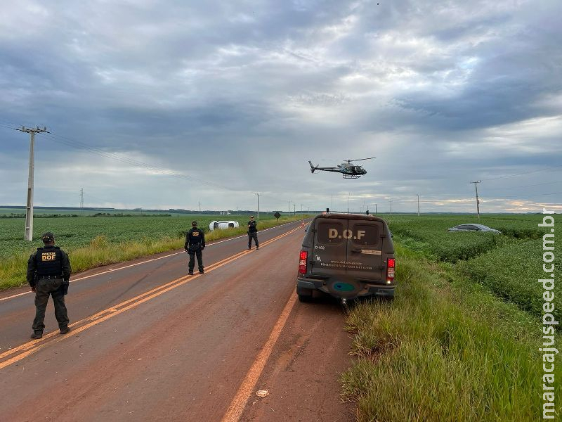 Maracaju: DOF apreende mais de 600 quilos de drogas e recupera três veículos roubados