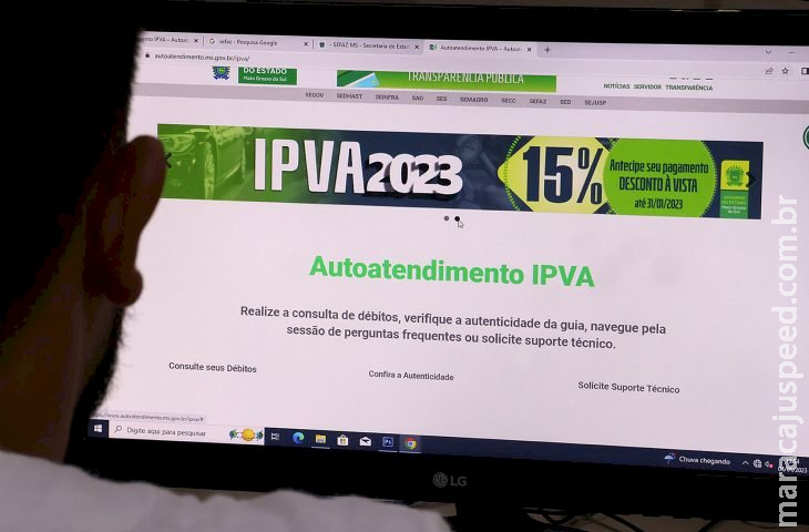 Hoje é o último dia para quitar 5ª parcela do IPVA 2023