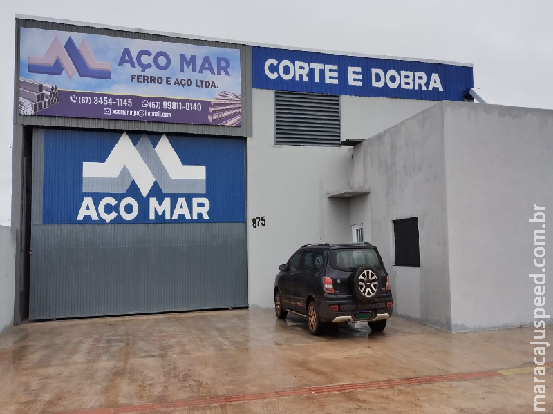 AÇO MAR, presente em Maracaju desde 2014, agora em novo endereço com sede própria