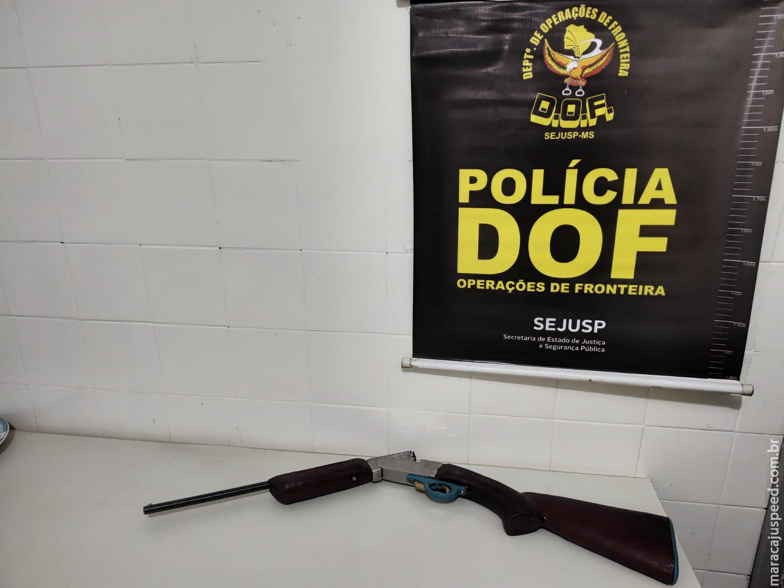 DOF apreende mais duas armas de fogo e número de apreensões quase dobra