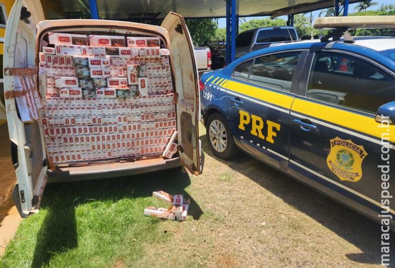 Polícia apreende 31 mil maços de cigarros e cumpre mandado de prisão