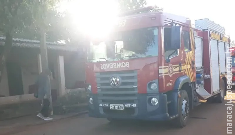 Acidente com isqueiro deixa casa em chamas, em Paranaíba