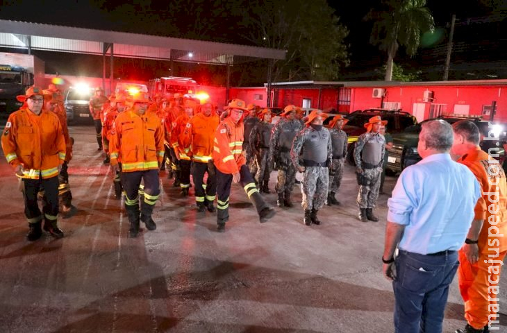 Força Nacional chega ao Pantanal para reforçar trabalho do Governo de MS contra incêndios florestais