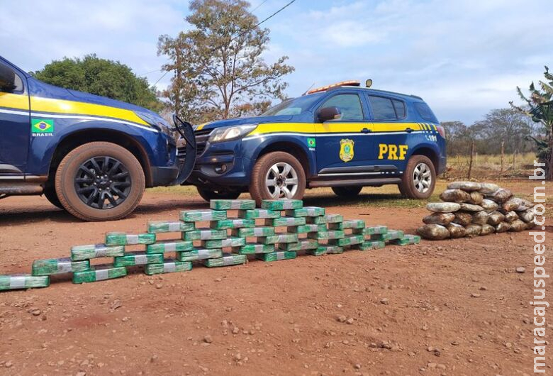 Cocaína e maconha são apreendidas em pneus de caminhão