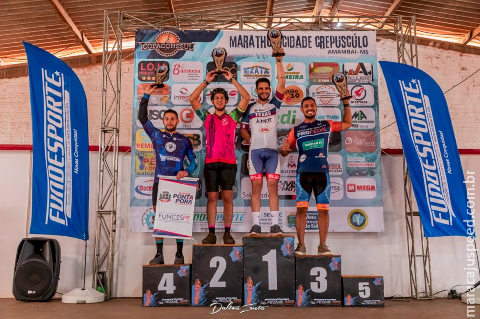 Atletas de Caarapó ocupam o pódio na 5ª etapa da Copa Conesul de MTB em Amambai