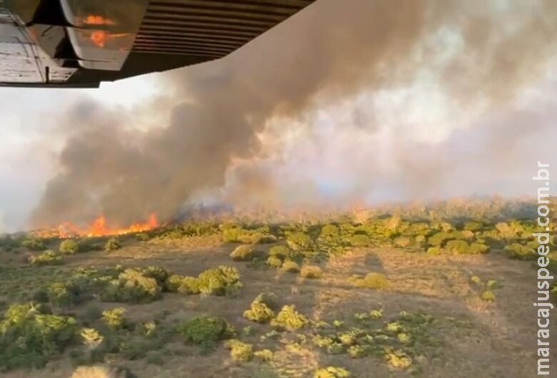 Explosão de caminhão causa incêndio que já dura dois dias no Pantanal