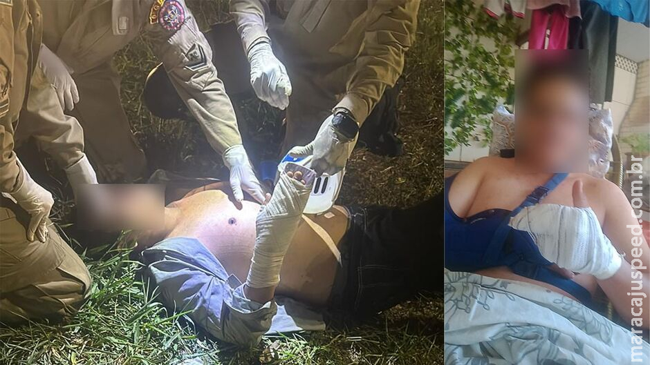 Motoboy se vê desamparado e pede ajuda após grave acidente em Campo Grande