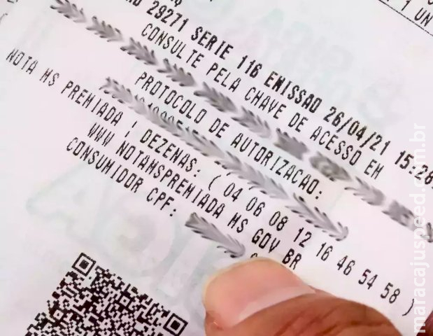 Nota MS Premiada sorteia prêmio de R$ 300 mil na próxima terça