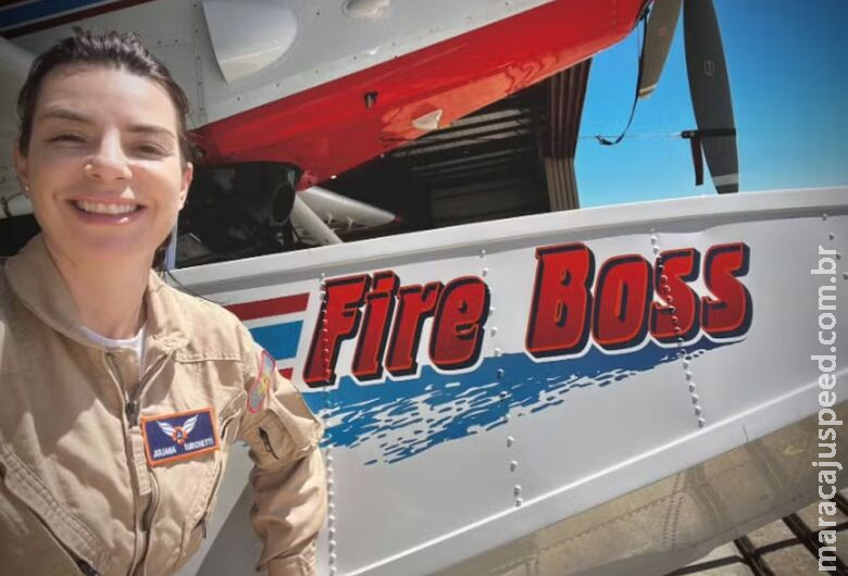 Piloto brasileira morre em acidente em combate a incêndio nos EUA