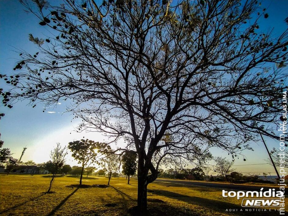 Temperaturas começam a subir e tempo permanece firme nesta terça-feira em MS