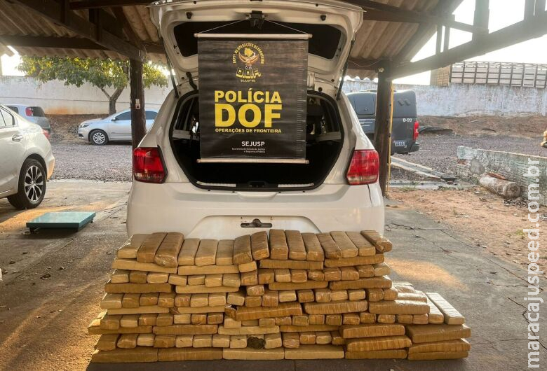 Veículo carregado com quase R$ 500 mil em droga é apreendido seguindo para Minas Gerais