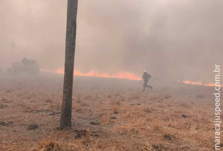 Bloqueios na BR-262: incêndios no Pantanal afetam trânsito entre Miranda e Corumbá