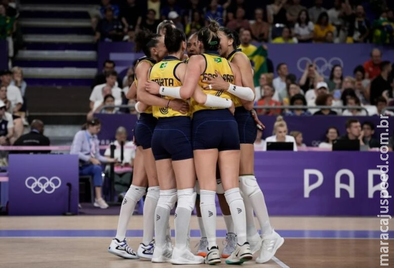 Brasil para nos Estados Unidos e vai lutar pelo bronze no vôlei feminino em Paris 2024