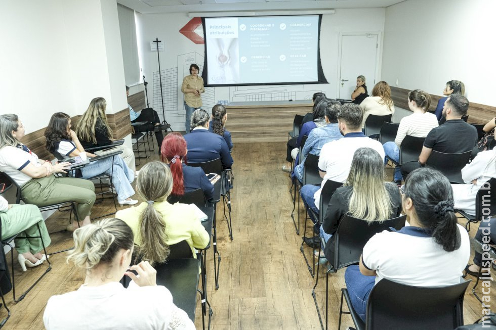 Coordenadora da Central de Transplantes de MS realiza palestra no Hospital Cassems de Campo Grande