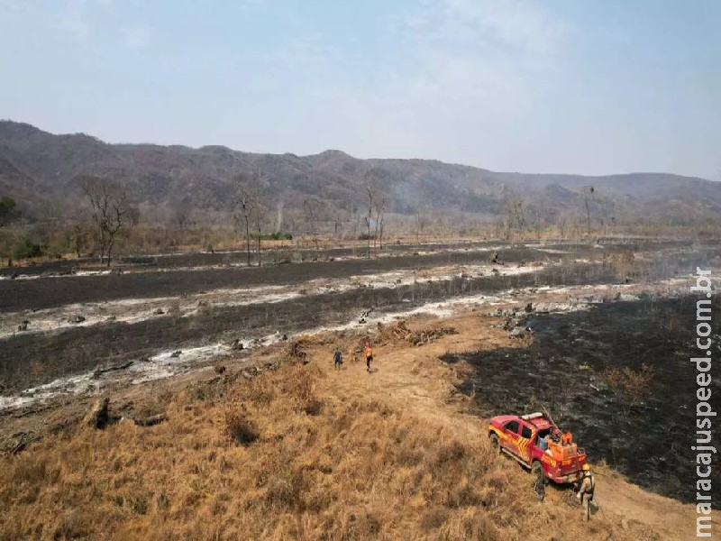 Fogo continua se alastrando pelo Pantanal e ameaça comunidades ribeirinhas da Nhecolândia