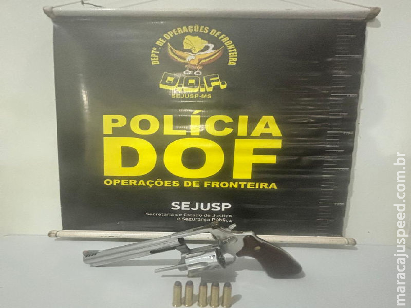 Maracaju: Homem é preso pelo DOF com arma de fogo e munições ilegais em Vista Alegre